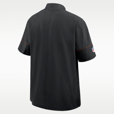 Cincinnati Bengals Sideline Coach Men's Nike NFL 1/2-Zip Short